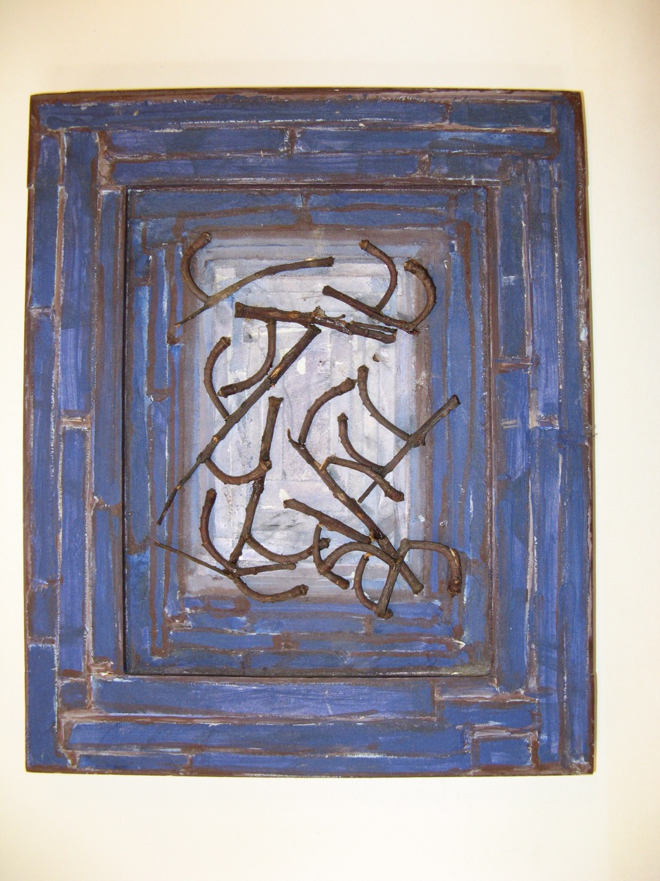 1986 object hout acryl